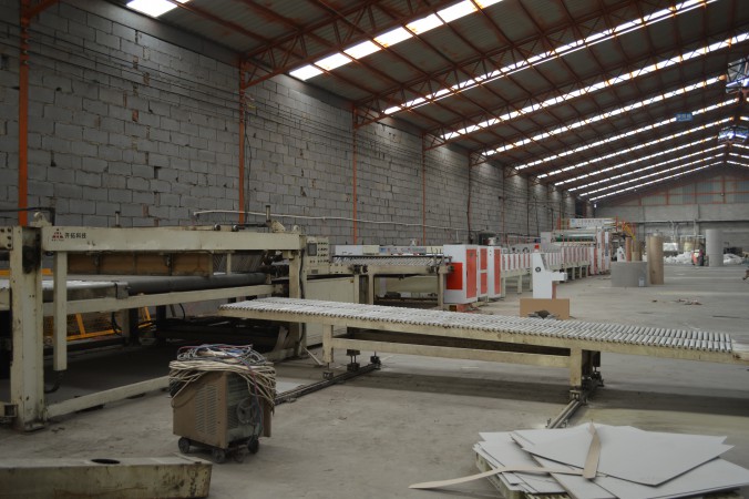 灰纸板生产车间