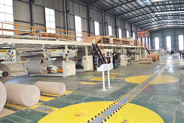 流水纸板生产线